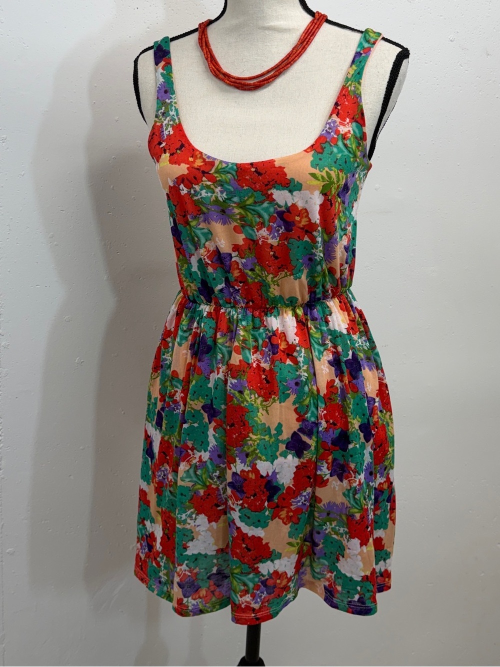 Floral Sleeveless Summer Dress in Multi-Color by Not Forever